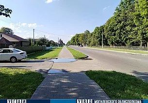 В Шклове ребенок попал в ДТП. Водитель скрылся