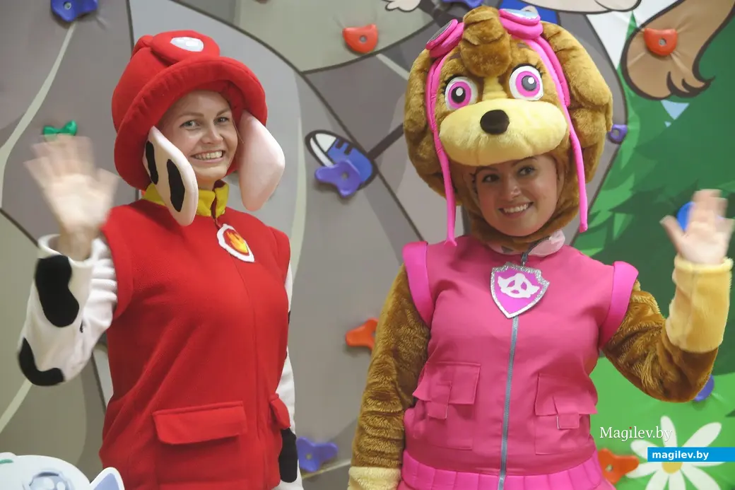 Август 2023 г. Могилев, развлекательный центр «Журавлик» на пр. Мира. К детям приехал «Щенячий патруль»!