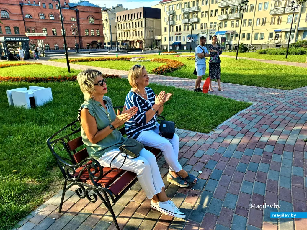 Концерт оркестра и солистов Могилевской детской школы искусств № 3 имени М. Н. Солдатова. Театральный сквер, 27.08.2023 г.