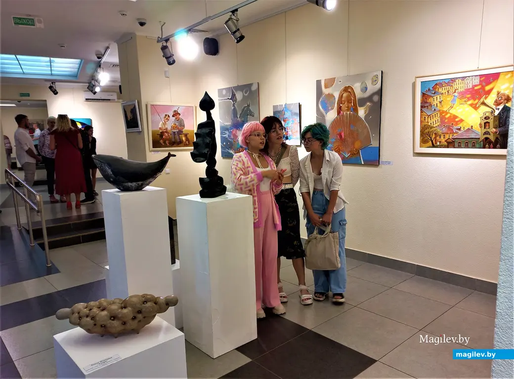 Открытие выставки «Зорная восень». Выставочный зал музея истории Могилева, 31.08.2023 г.
