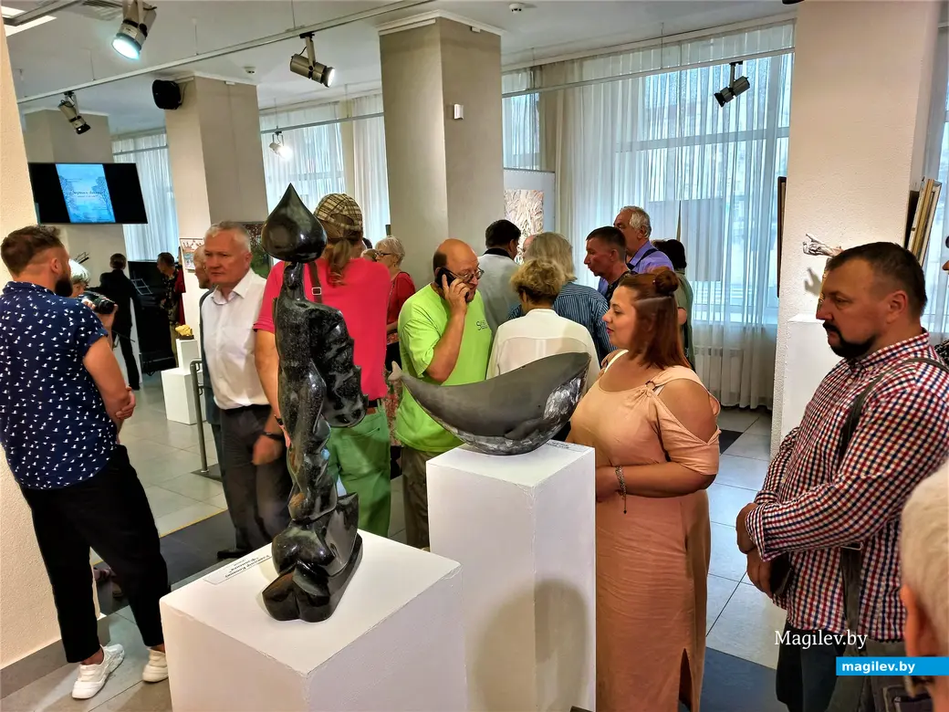 Открытие выставки «Зорная восень». Выставочный зал музея истории Могилева, 31.08.2023 г.