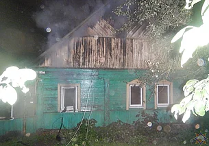 Ужин с запахом гари: в Могилеве тушили пожар в частном доме