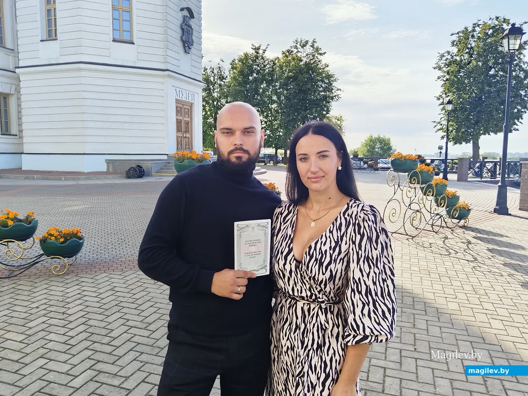 ЗАГС, Могилев. 08.09.2023 г. Ксения и Константин Зайцевы. «У нас все как-то спонтанно в жизни