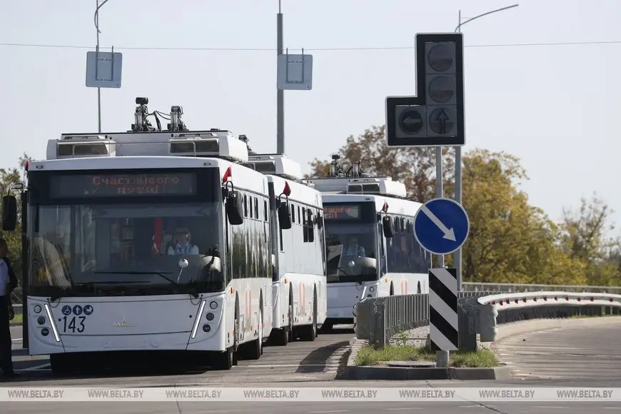12.09.2023 г. В Могилеве открыли вторую очередь дороги-дублера ул.Якубовского-Загородное шоссе.