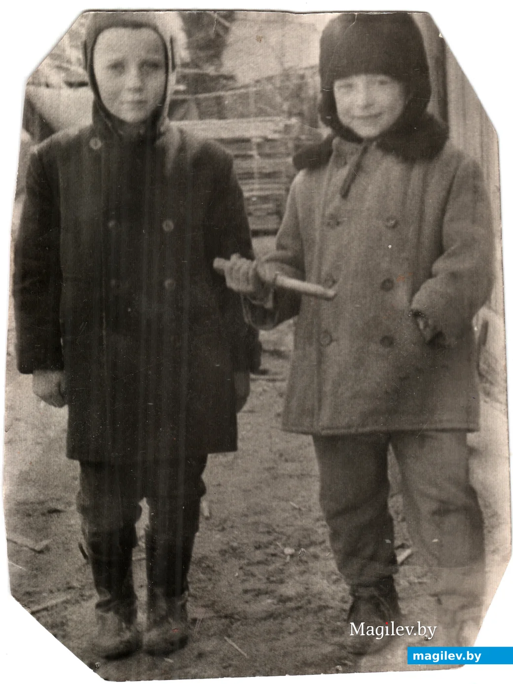 Бобруйск 1960-х. Друзья с района Лесокомбината Саша Шкутов и Петя Тризна