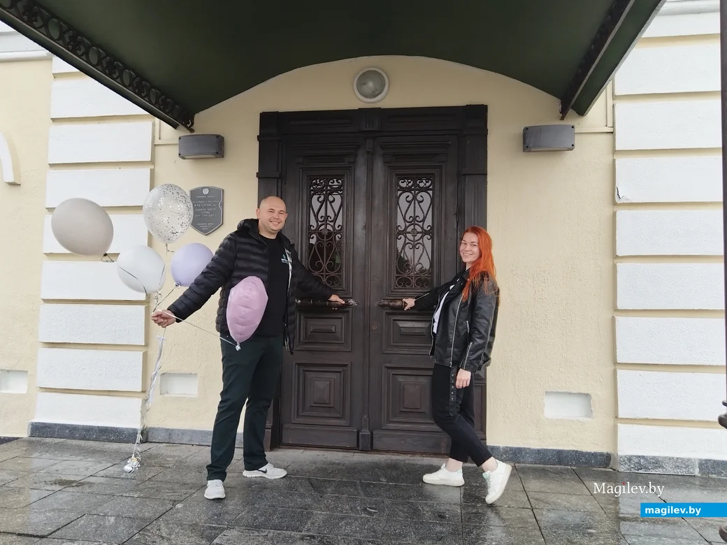 ЗАГС, Могилев. 15.09.2023. Ольга и Денис Жиленковы. «Мне плохо», а я ему: «Я не скорая помощь»