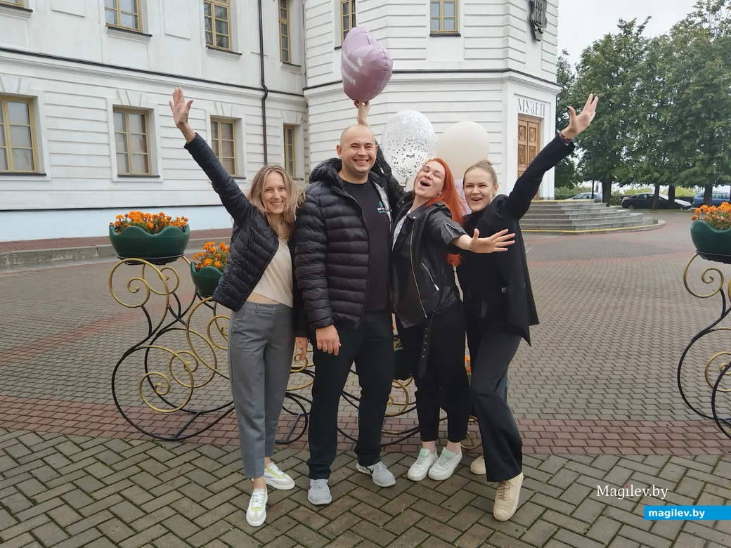 ЗАГС, Могилев. 15.09.2023. Ольга и Денис Жиленковы. «Когда они узнали, что мы женимся, то чуть не снесли стол».