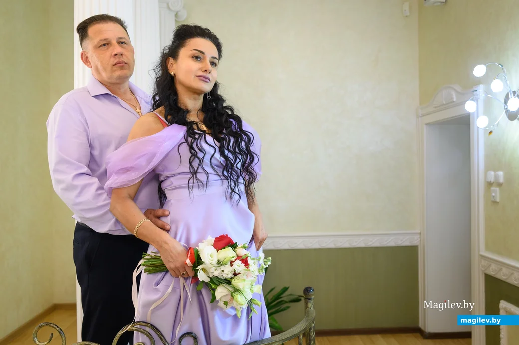 15.09.2023. Отдел ЗАГС Бобруйского горисполкома. Свадебная пара. Жанна и Андрей