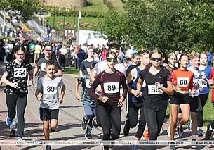 Около 300 человек стали участниками забега единства в Могилеве. Фотофакт