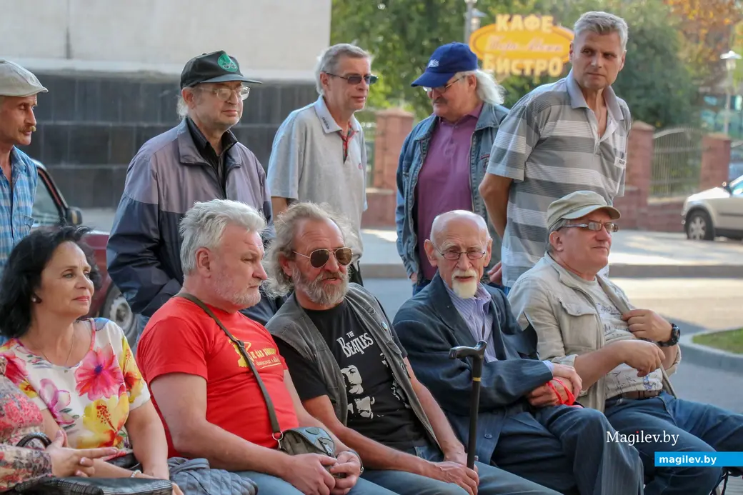 Витя на тусовке могилевских «семидесятников». Могилев, 2019 г.