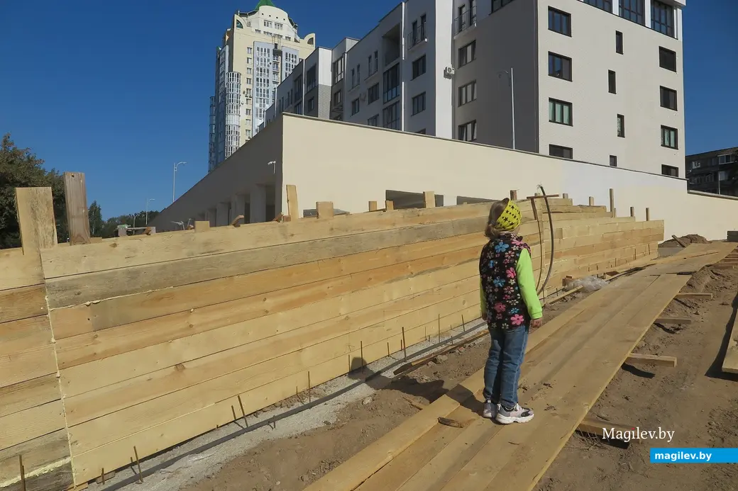27 сентября 2023 г. Могилев. На Дубровенке идет стройка.