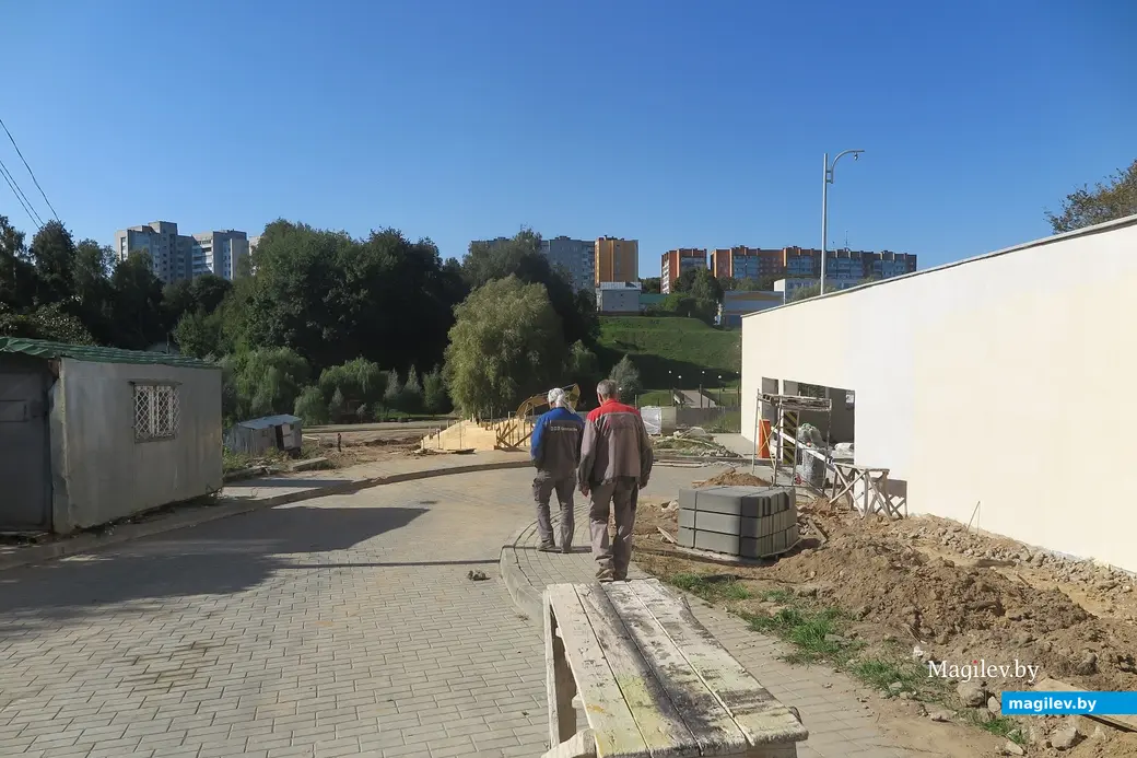 27 сентября 2023 г. Могилев. На Дубровенке идет стройка.
