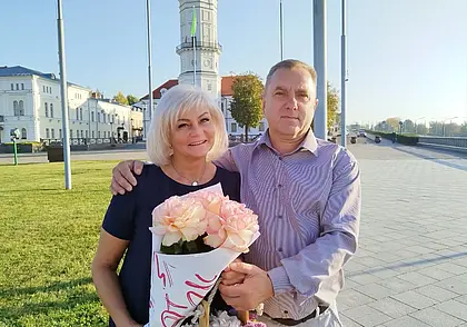 Первая любовь – любовь последняя. Свадебная пара недели в Могилеве