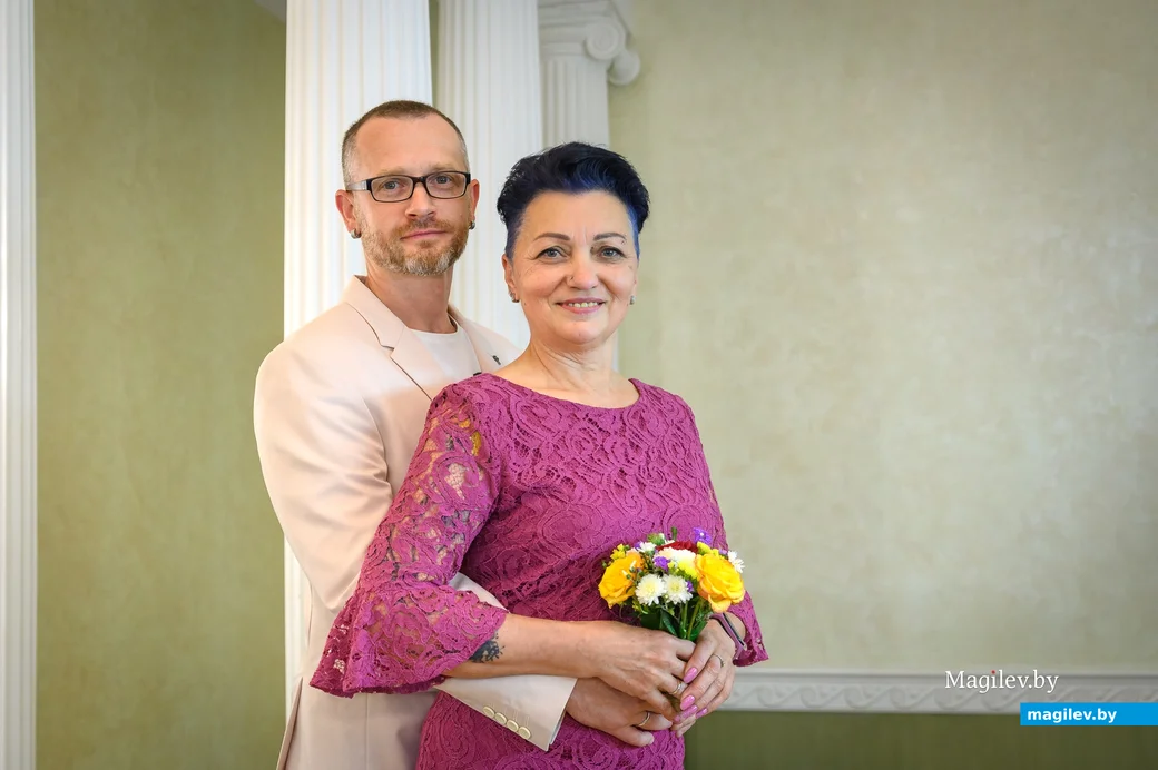 29.09.2023. Отдел ЗАГС Бобруйского горисполкома. Свадебная пара. Татьяна и Алексей
