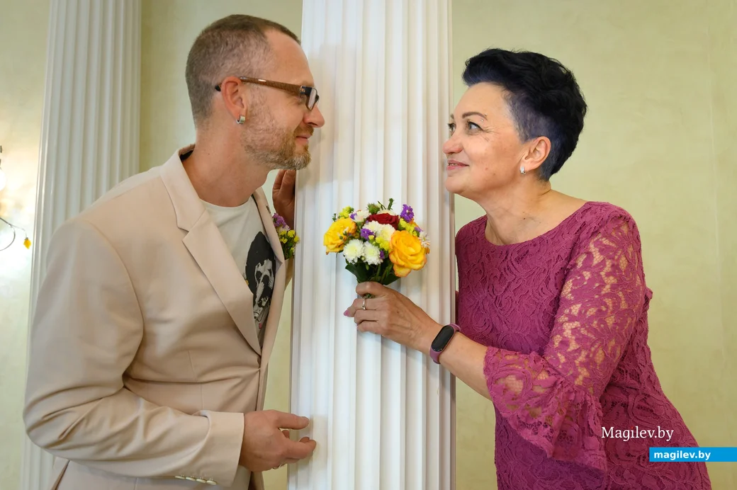 29.09.2023. Отдел ЗАГС Бобруйского горисполкома. Свадебная пара. Татьяна и Алексей
