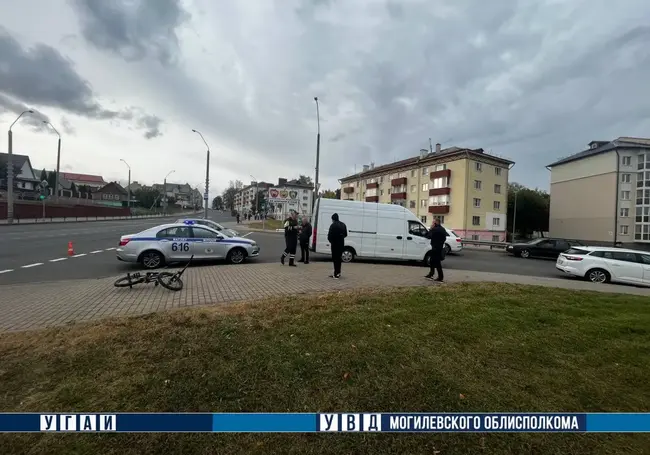 В Могилеве  в ДТП травмирован 14-летний подросток-велосипедист
