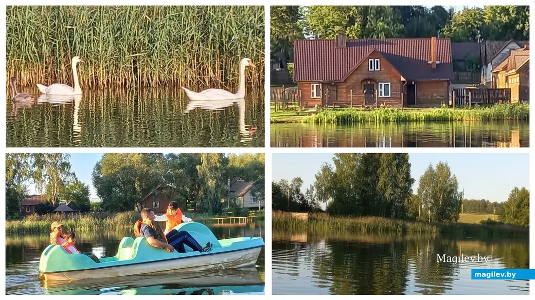 Экотуркомплекс «Николаевские пруды» Круглянского района. Водная прогулка. 2023 год.