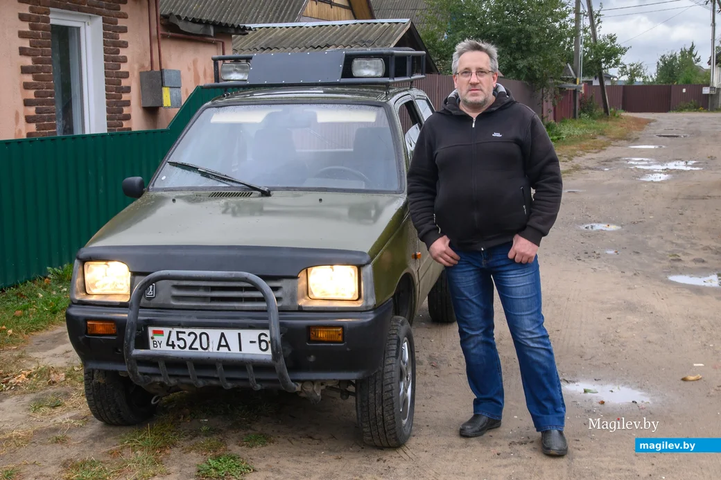 07.10.2023. Дмитрий Костян и его вездеход на базе серийного автомобиля «Ока»