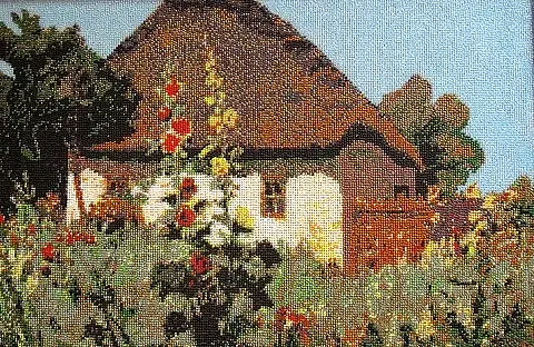 Панно из бисера, выполненное Эльзой Гаврюшенко.