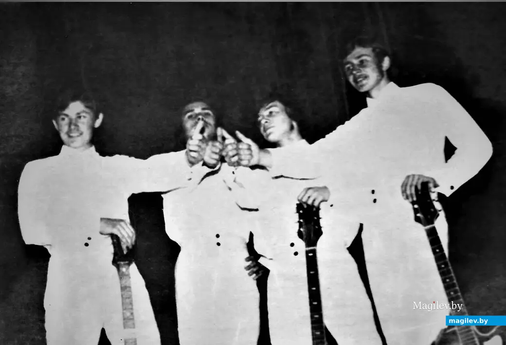«Каткi» да выступлення (у тым ліку ў «Кастрычніку») гатовыя. Магілёў, 1971 г.