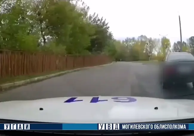 Погоня на Пушкинском проспекте в Могилеве: водитель иномарки задержан сотрудниками ГАИ