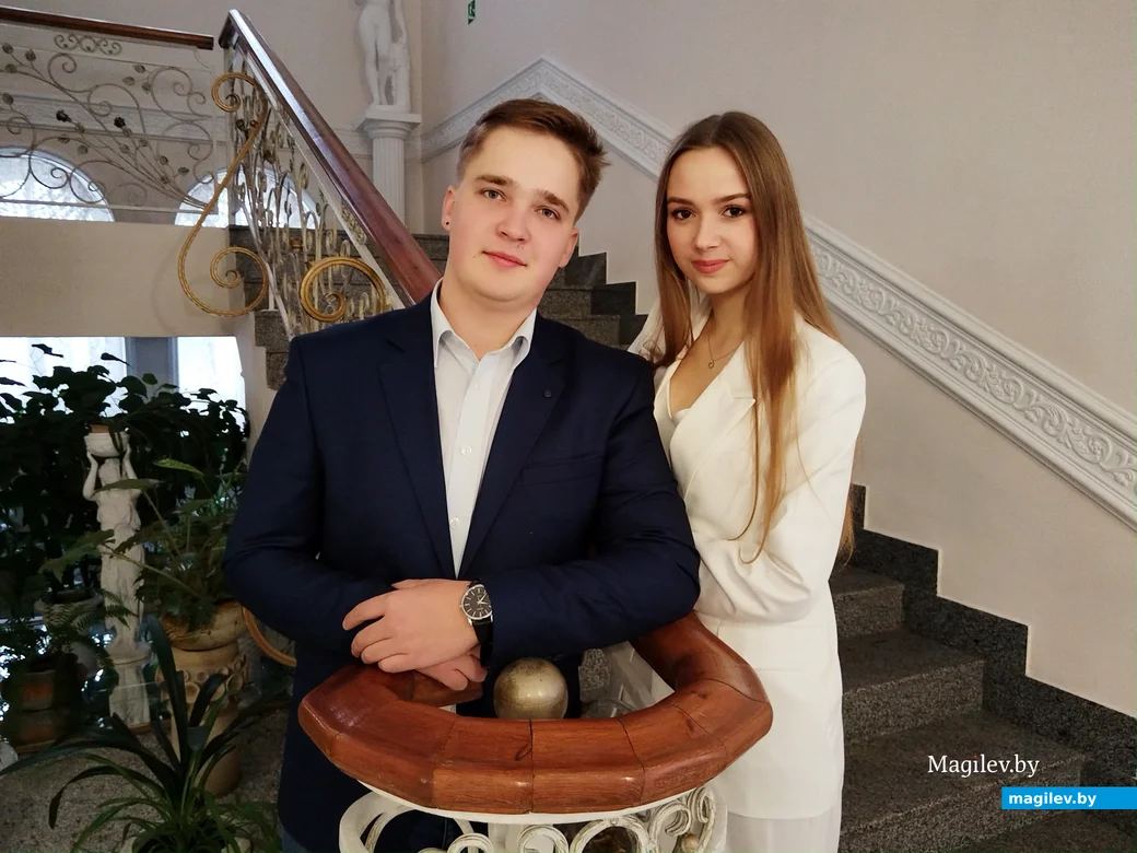 ЗАГС, Могилев. 20.10.2023 г. Мужем и женой стали Максим Жилач и Виктория Ворончук.