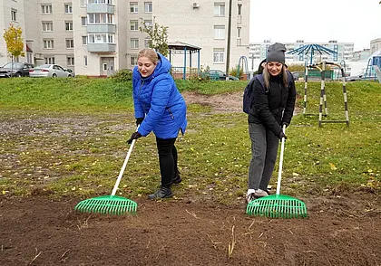 В Могилеве прошел городской субботник. Фотофакт