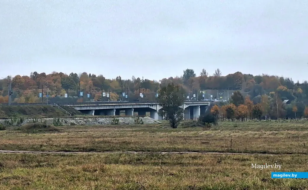 Октябрь 2023 г. Могилев. Мост на Шмидта перекроют аж до Нового года.