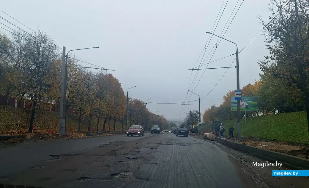 Октябрь 2023 г. Могилев. Мост на Шмидта перекроют аж до Нового года.