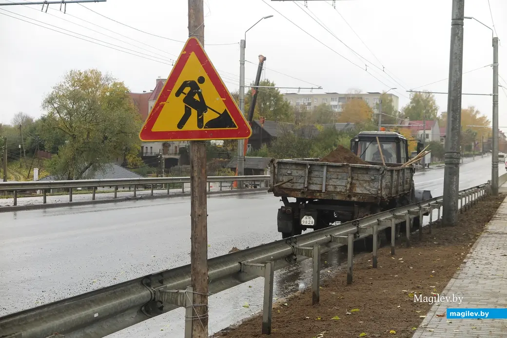 23 октября 2023 г. Могилев. Движение по мосту на Челюскинцев открыто!
