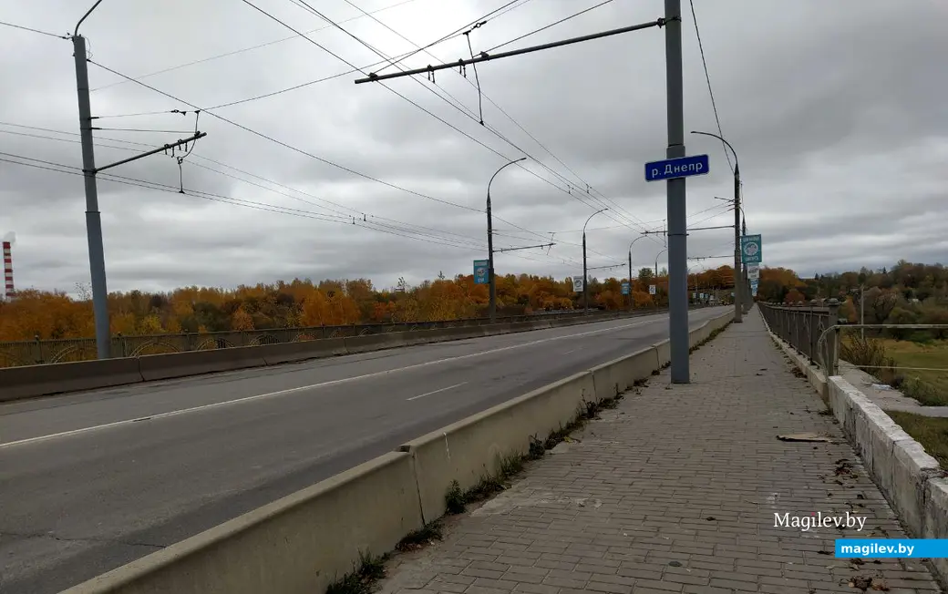 Ремонт путепровода по улице Заводской в Могилеве. Шмидтовский мост. Октябрь. 2023 год