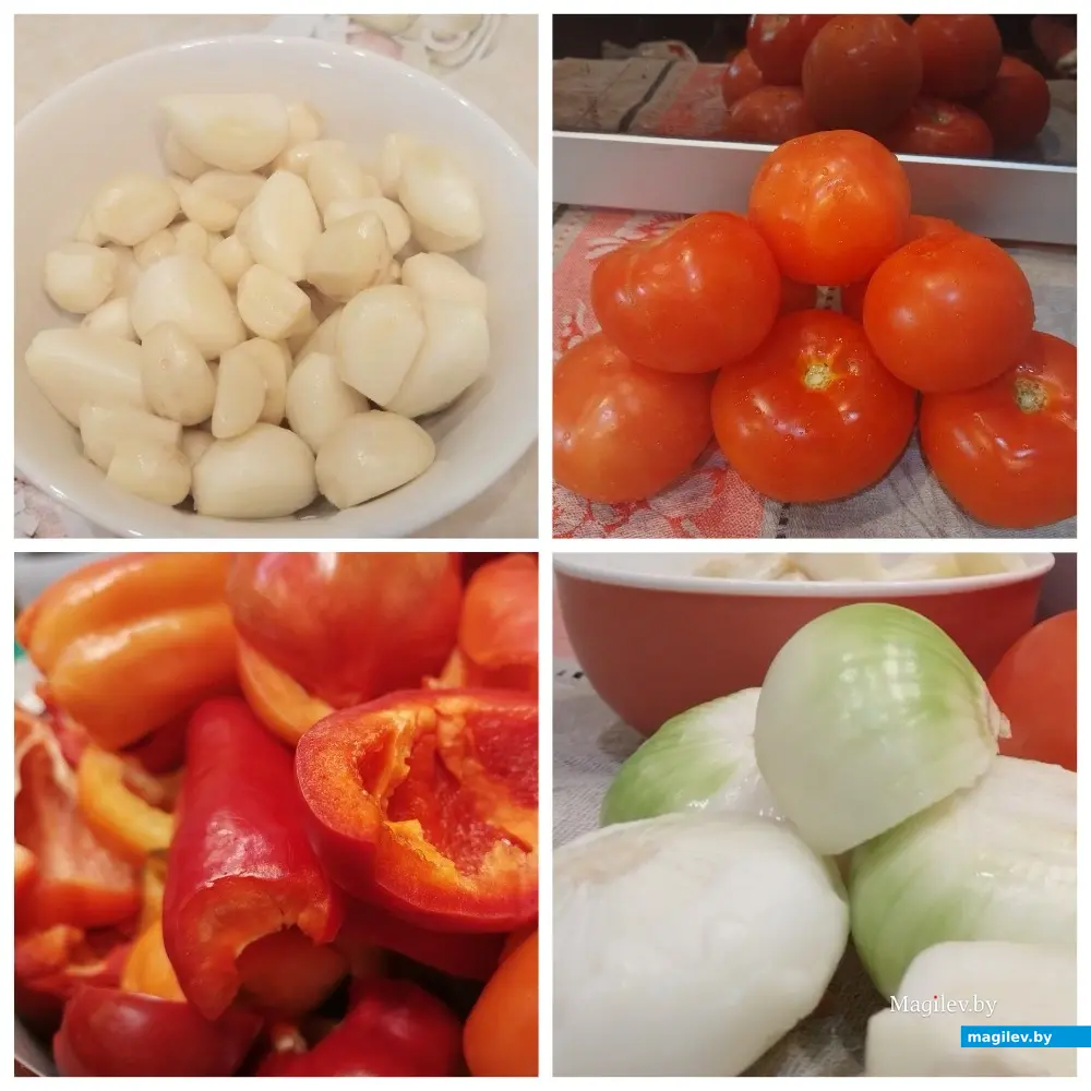 Готовим сами. «Мамина аджика» с чесноком в банках.