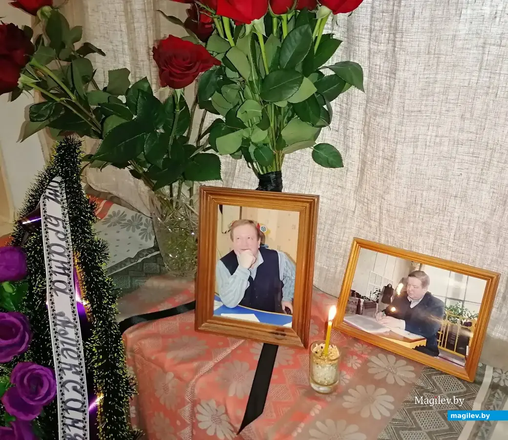 29 октября 2023 года. Бобруйск. У гроба Алексея Ненадовца.