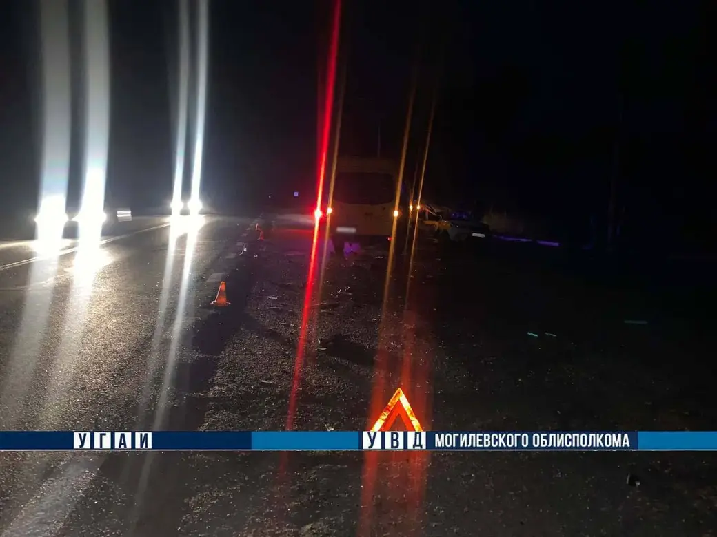ДТП в Бобруйском районе. 29.10.2023 г. Фото: ТГ-канал «Милиция Могилевщины».