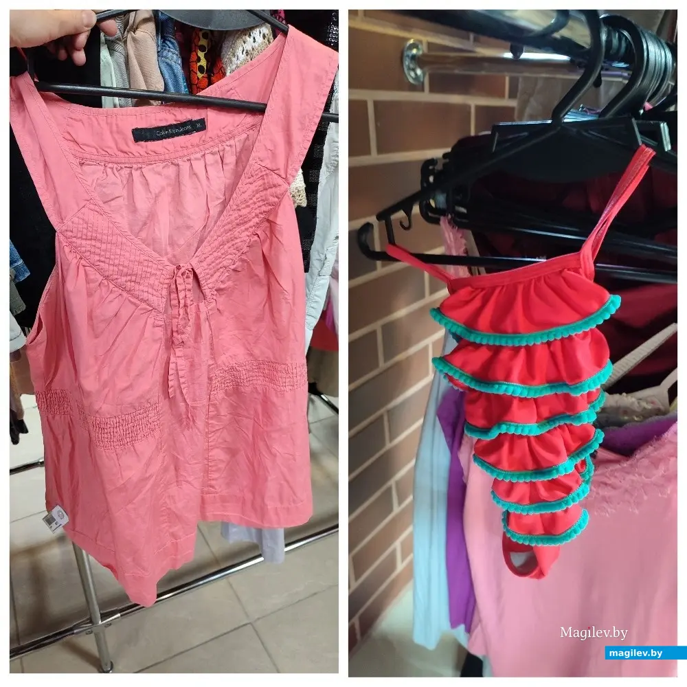 Отдел аутлета магазина "Одежда из Европы".