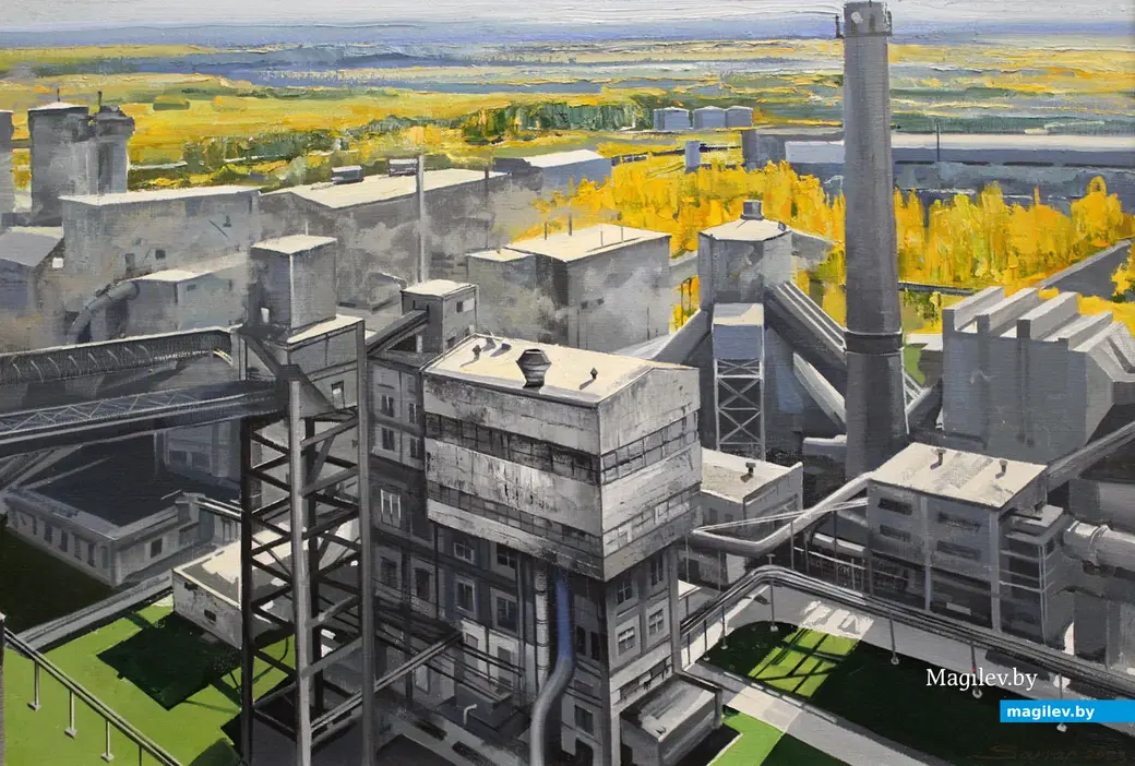 Выставка «Могилевщина индустриальная». Могилевский областной художественный музей имени Павла Масленикова. Могилев, 30 октября 2023 года.