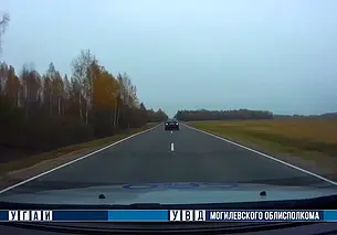 Сотрудники ГАИ устроили погоню за нетрезвым водителем в Хотимском районе (видео)
