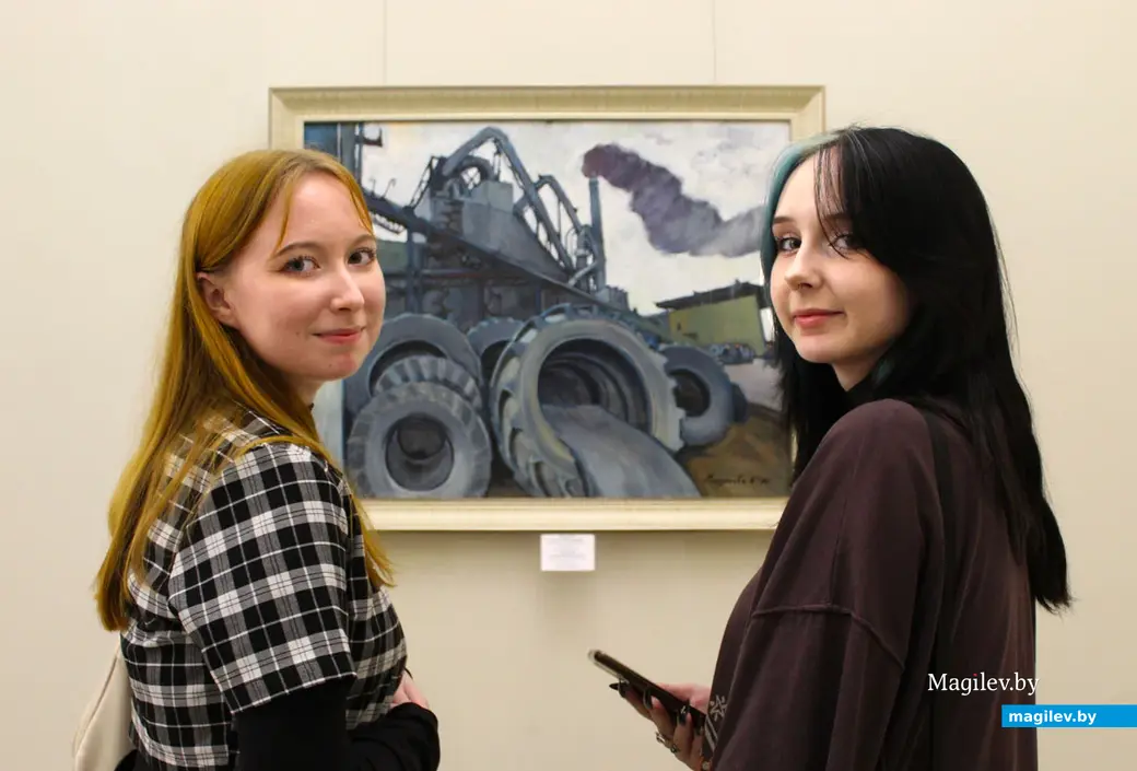 Выставка «Могилевщина индустриальная». Могилевский областной художественный музей имени Павла Масленикова. Могилев, 30 октября 2023 года.