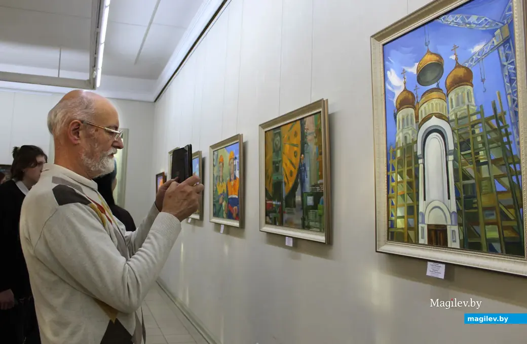 Выставка «Могилевщина индустриальная». Могилевский областной художественный музей имени Павла Масленикова. Могилев, 30 октября 2023 года.