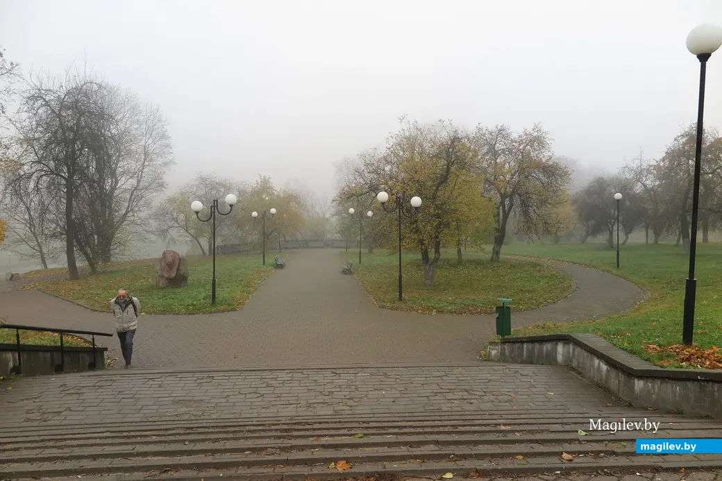 30 октября 2023 г. Могилев накрыл густой туман.