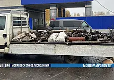 Могилевчанину, незаконно перевозившему более 1,5 тонны лома чермета, не удалось остаться незамеченным