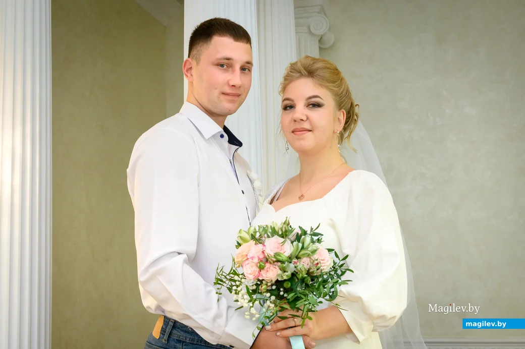 03.11.2023. Отдел ЗАГС Бобруйского горисполкома. Свадебная пара. Ксения и Владислав
