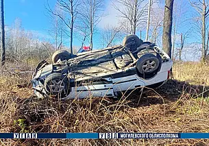 Смертельное ДТП в Краснопольском районе: автомобиль опрокинулся, погиб водитель