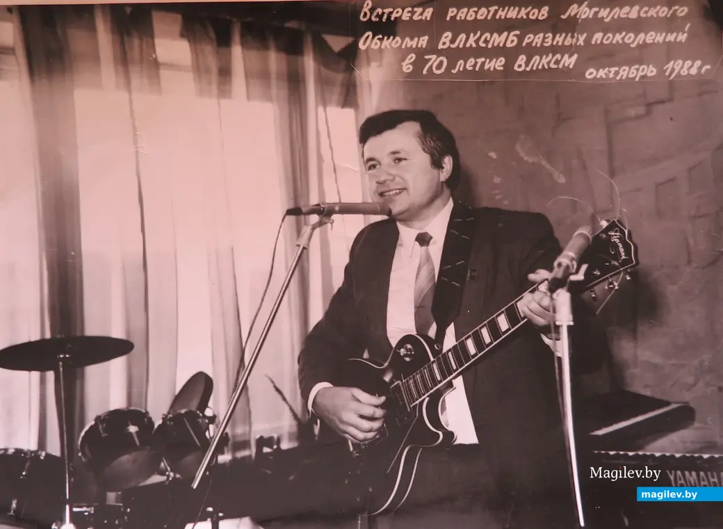 Музыка всегда была страстью нашего героя.