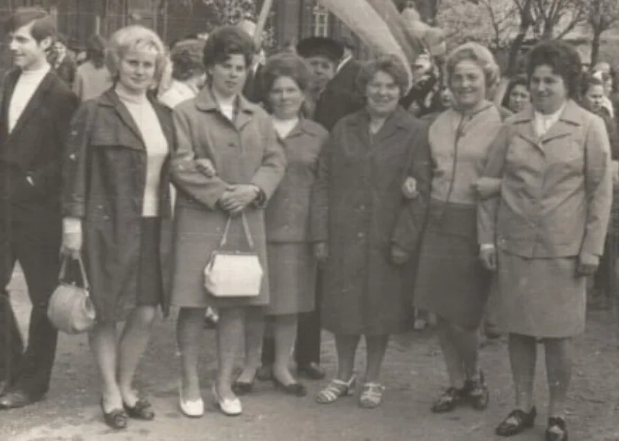 Первомайская демонстрация, 1980 год.