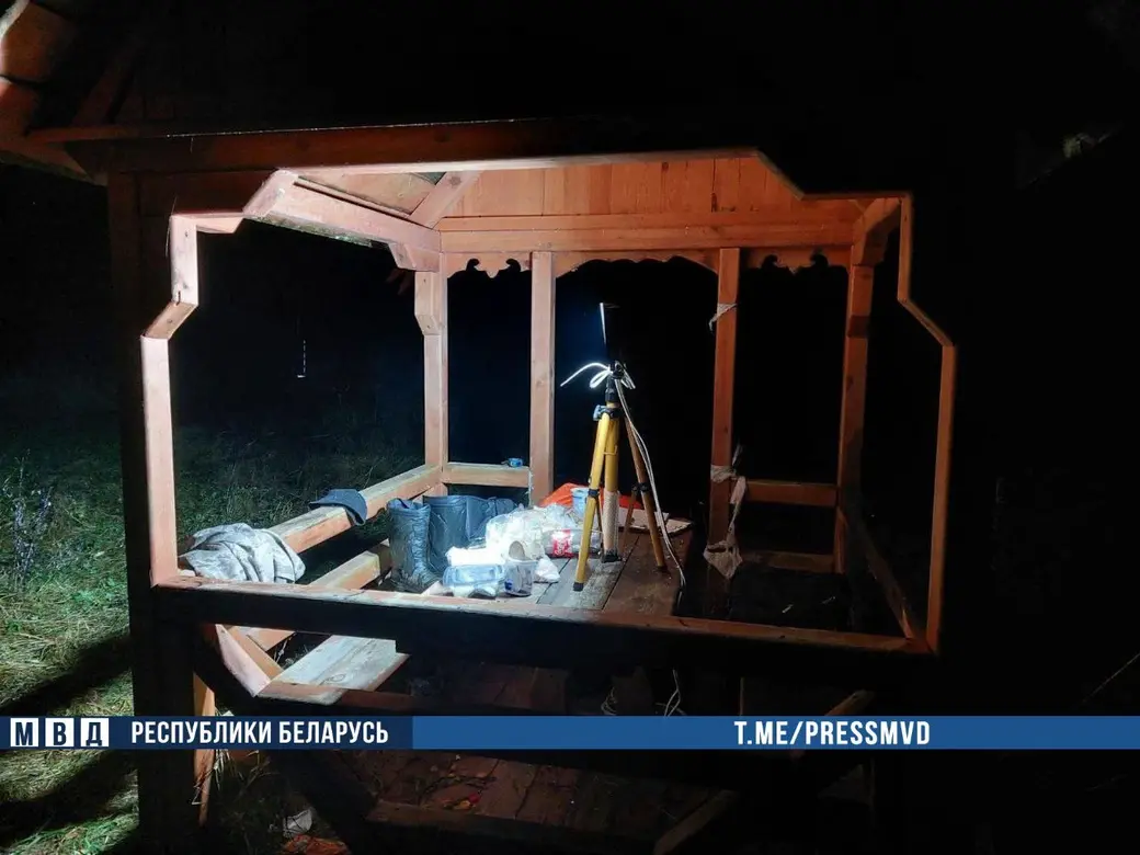 В деревне Малая Зимница Славгородского района неизвестный выстрелил в человека и с оружием скрылся. Фото ТК-Милиция Могилевщины.