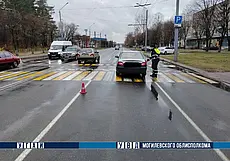 В Могилеве 13 ноября утром в ДТП пострадали женщина и ребенок