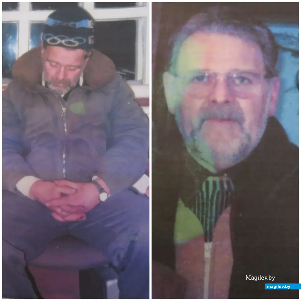 Фото из кабинета директора «Табеи»: на нем бродяга Андрей, который попрошайничал по поездам, и он же - спустя время, когда переосмыслил жизнь не без участия Павла