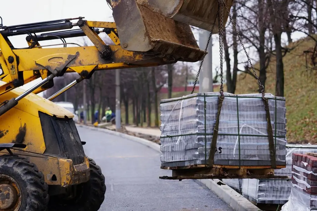 Ноябрь 2023 г. Могилев, ремонт путепровода по проспекту Шмидта.