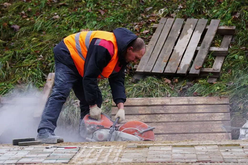 Ноябрь 2023 г. Могилев, ремонт путепровода по проспекту Шмидта.